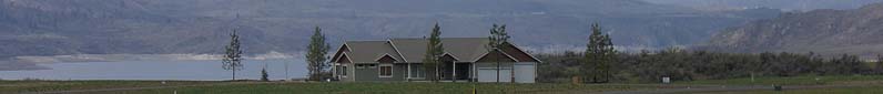 Custom Home overlooking Lake Roosevelt.