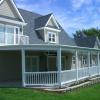 We added this covered patio to the home at the start of summer, 2010.