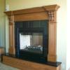 Custom fireplace.  Odessa project.